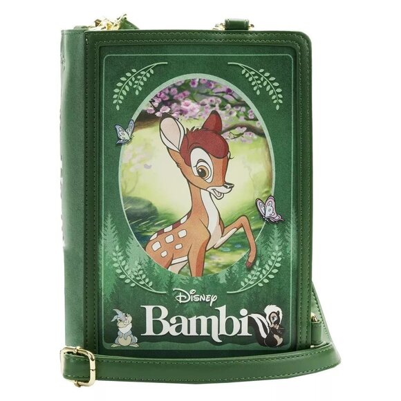 NWT Bambi Loungefly Book Purse